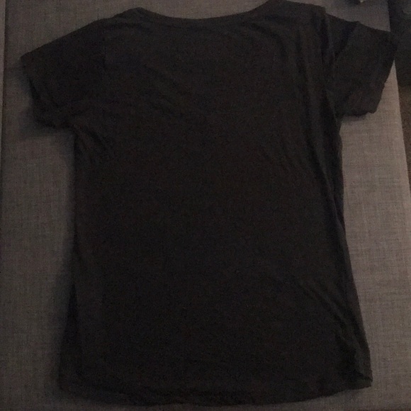 Cotton-On Women's Medium Black V-Neck Tee - Picture 3 of 3